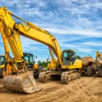 What is the basic structure of an excavator?